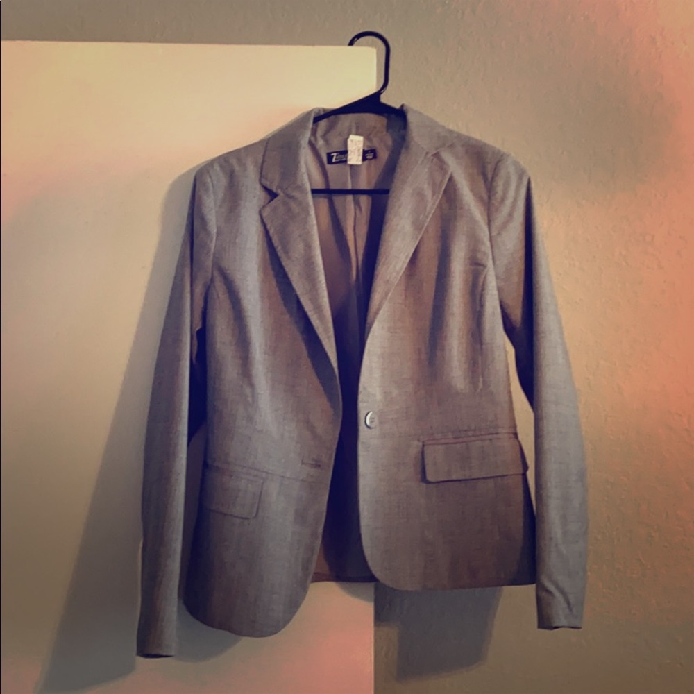 NY&Co heather gray blazer. Size 4